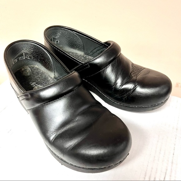 DANSKO Professional Black Box clogs comfort shoes women’s size 8 - Picture 3 of 9